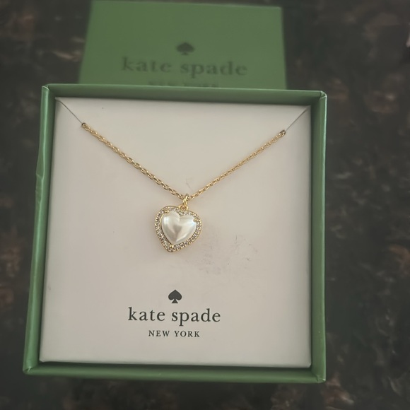 kate spade Jewelry - Kate Spade Gold Heart Necklace ‘My Love’